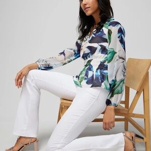 Floral Print Women's Top WHBM